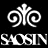 A 2x2 contact sheet of four animated frames showing a Saosin logo and text variations with one frame featuring 'Buddy Putty .com' on a peach background.