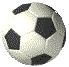Six soccer ball views arranged in two of three, each showing a different orientation of the ball's black and white pentagonal