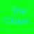 colored squares with text fragments, each square containing distinct words or phrases in various fonts and colors