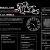 Pixelated grayscale interface with abstract shapes, circular elements, and small red accents on dark background.