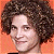 A pixelated contact sheet showing two frames of an animated icon featuring a person with curly hair on the left and green text reading "Original Icons .com" on the right against a dark background.