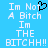 Pixelated text on blue background with black heart symbol replacing 'o' in 'Not', two identical side-by-side layouts.
