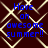 Blue pixelated text reads 'Have an awesome summer!!' over a dark brown background with light beige geometric lines forming diamond shapes.