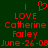 Red pixelated text on dark green background with heart symbol above 'LOVE' and names below, showing animation change in the top-right vertical line.