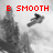 A grayscale animated icon shows a figure on a snowboard against a mountainous backdrop, with red text changing across frames.