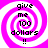 Four identical pixelated spiral icons with pink and white stripes display the text 'give me 100 dollars !!' in black pixelated font.