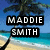 Beach scene with palm tree, blue sky, and turquoise water; text overlays change across frames.