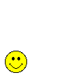 A 4-frame animated contact sheet showing yellow smiley faces with thought bubbles and a speech bubble containing text on a gray background.