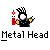 Pixel art animation frames of a character with metal head holding red candle, displayed in contact sheet layout.