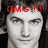A four- of a person's face with red pixelated text overlays on black-and-white backgrounds
