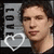 A pixelated image shows a person's face next to a gray panel with black text and a white heart outline.