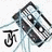 Two identical pixelated cassette tapes with stylized 'JH' text below each, connected by thin lines against a white background.