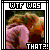 A pixelated animated sequence shows a person with long blonde hair in pink clothing, transitioning through multiple poses under text reading "WTF WAS THAT?!".