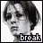 nine black-and-white pixelated images showing a person with dark hair and glasses, with text overlays changing across frames