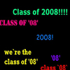 Static digital image with multiple text phrases in different colors on a black background, each phrase styled in distinct pixelated fonts.