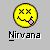 Animated contact sheet of 13 frames showing a pixel art icon with yellow smiley face and three figures in green, red, blue outfits transitioning through various states including full characters, partial bodies, and glowing effects.