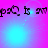 Pixelated text and symbols on a pink-to-blue gradient background with light blue circular highlights.