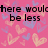 Pink background with overlapping heart shapes in light purple and peach, featuring pixelated text fragments.