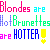 Pixelated text-based image with multicolored letters and a yellow exclamation mark on white background.