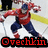 Pixelated image of a character in red and blue attire performing a dynamic pose with yellow energy effects, labeled 'Overckin' at the bottom.