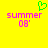 Yellow background with pink text reading 'summer 08' and a green pixelated heart symbol above the left instance of the text.