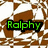 Green text labels 'Ralphy', 'Smokey', and 'Rock' appear over a brown-and-white geometric patterned background with no visible animation.