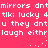 Pixelated text on a solid pink background with white lettering and small dot patterns.
