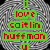 Pixelated icon with gray textured background, green and red text reading 'i love saitlin huffman u' on left and 'r tha best' on right.
