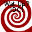 Red and white spiral pattern with black text 'Wat Up? IDG!' overlaid in four quadrants on a static image.
