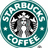 Starbucks Coffee logo on left, green pixelated text on dark blue background reads "Doesn't Care For Our Troops Boycott Do You? Starbucks"