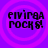 Four identical pixelated text icons arranged in a on a purple background with concentric pink circles