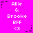 A static image with a bright pink background displays repeated text and star symbols in white, black, and purple.