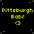Yellow text and symbols on a black starry background with repeated patterns.