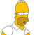 Pixelated yellow cartoon character with large eyes, brown nose, and thin gray limbs in a walking pose against white background.