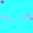 A static image with a bright cyan background featuring repeated pink text 'ily' followed by '< 33', surrounded by scattered small stars in pink and light blue.