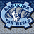 Pixelated blue and white icon with a central animal figure inside a circular frame, text above the figure changes across frames.