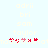 Pixelated text and red heart-shaped icons on a light blue background with repeated names.