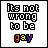 Pixelated text reads "it's not wrong to be gay" with the word "gay" in rainbow gradient colors on a white background.