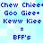 Static pixel art displays two identical side-by-side text-based icons on a light blue checkered background with dark blue text.