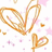 A static image with a pink background divided into four quadrants, featuring orange heart shapes and blue text reading "Live." "Laugh." and "Love.".