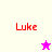 Four display the name 'Luke' in red pixelated text with a star icon changing color between