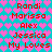 Pixelated image with cyan background and pink heart pattern, displaying red text names in two