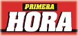 Static red rectangular icon with yellow and white text reading 'PRIMERA HORA' on a black background strip, framed by thin orange borders.
