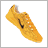 Animated contact sheet of Nike running shoes and logos in yellow, black/white, and red color schemes across 21 frames.