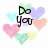 Pixelated heart-shaped background with text changing across frames: 'Do You', 'still', 'LIKE ME?'.