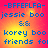-BFFELFA- jessie boo && korey boo friends for -BFFELFA- jessie boo && korey boo friends for on gradient background.