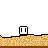 Pixelated animation of white rectangular shapes on brown ground with blue accents, accompanied by text asking what to do with them.