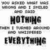 A static image displays four identical with bold text reading HOTTHING and EVERYTHING in black on white background