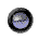 Circular icon with black border and light purple interior showing a white starburst effect that changes position across frames.