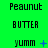 Green background with repeated text elements and changing symbols above 'yumm' in a